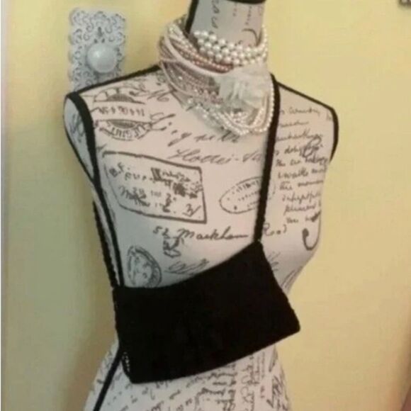 *RARE* CHANEL *Cruise* VTG #OldMoney Crochet Mini Flap Crossbody *Resortwear* - Picture 6 of 12